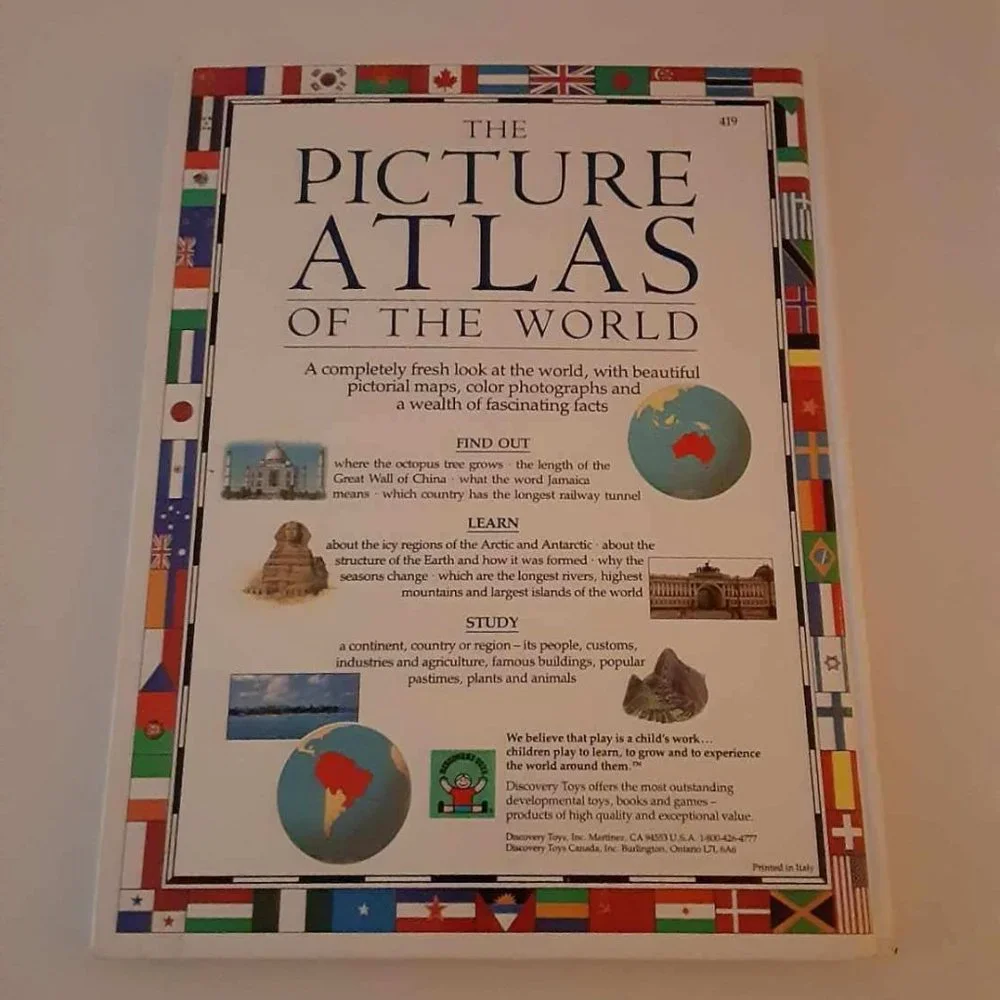 The Picture Atlas of the World - by Discovery Toys, illustrated by Brian…